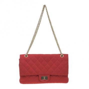 Chanel Red Jersey 2.55 Reissue Flap 227 Bag