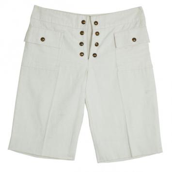 Chloe Linen Bermuda Shorts M