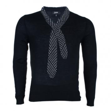 Pre Owned Jean Paul Gaultier Mens Knit Tie Sweater M