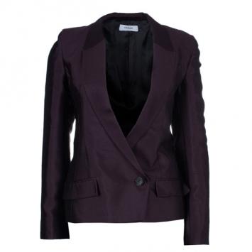 Chalayan Burgundy Sculpted Amaranth Jacket S
