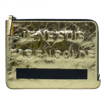 Chanel Gold Medium Feminine Pouch