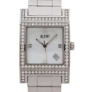 Rama Swiss Watch 9300 Diamond SS Womens Wristwatch 31 MM