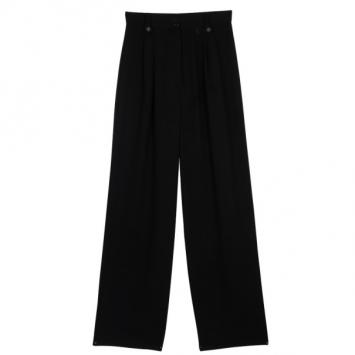 Christian Lacroix Bazaar Vintage Black Chiffon Trousers M