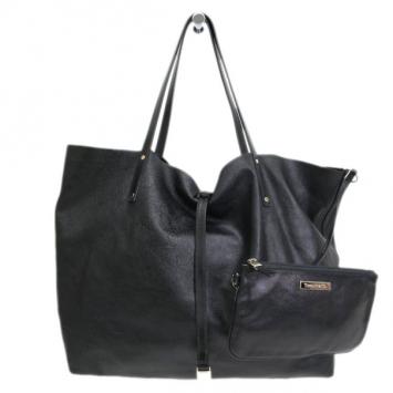 Tiffany & Co. Black Leather Reversible Tote