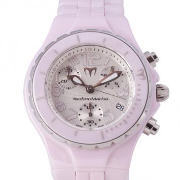 TechnoMarine Ceramic Chronograph Womens Wristwatch 38 MM