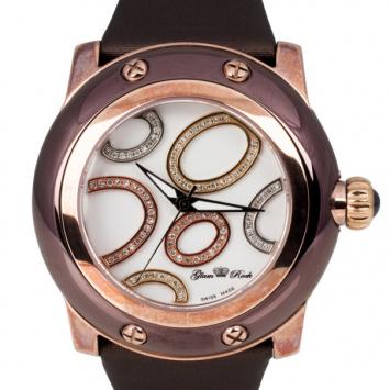 Glam Rock Special Edition Collection Diamond Brown Unisex Wristwatch 44 MM