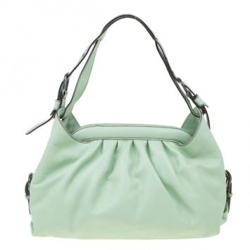 Fendi Green Leather Doctor Frame B Bag
