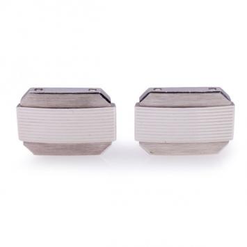Pre Owned Piaget 18 K White Gold Classic Cufflinks 