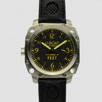 Pre Owned U-Boat Thousands of Feet SS Mens Wristwatch 50 MM
