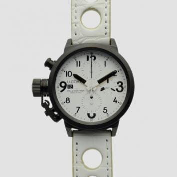 Pre Owned U-Boat FlightDeck SS Chronograph Mens Wristwatch 43MM