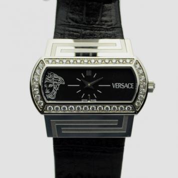 Versace Hypodrome SS Diamond Womens Wristwatch 44 MM