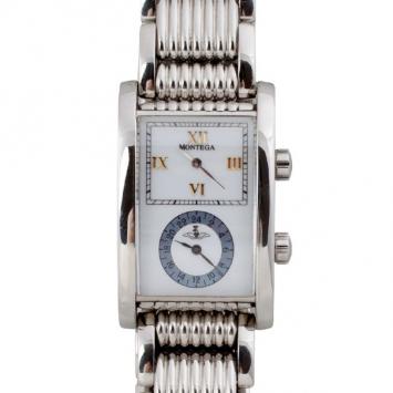 Pre Owned Montega SS Dual Time Mens Wristwatch 30 MM