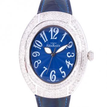 AquaMarin Blue Carina SS Womens Wristwatch 40 MM