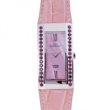 AquaMarin Pink Avalon SS Womens Wristwatch 30 MM