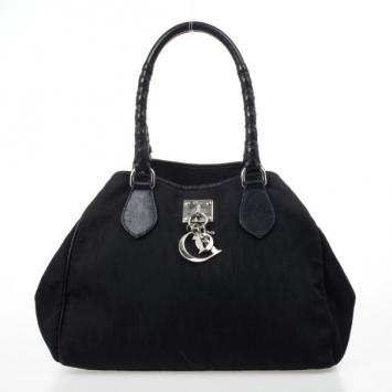 Christian Dior Black Diorissimo Lovely Small Tote
