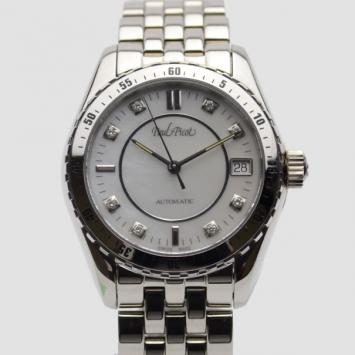 Paul Picot Time & Sport SS Diamond White Womens Wristwatch 38 MM