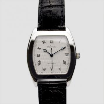 Pre Owned Paul Picot Firshire SS Leather Mens Wristwatch 34 MM