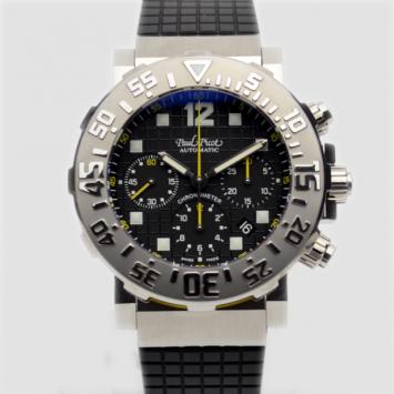 Pre Owned Paul Picot Plongeur XXL SS Chronograph Mens Wristwatch 44 MM