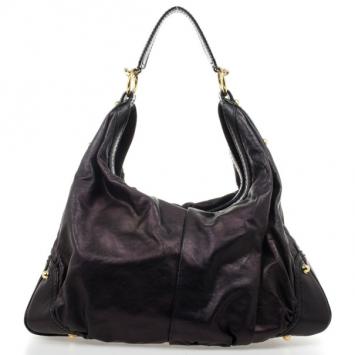 Gucci Black Sukey Leather Hobo