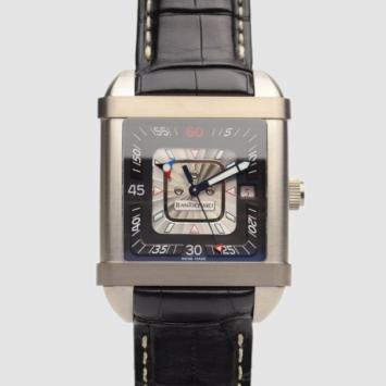 Pre Owned JeanRichard Paramount Time Square Stainless Steel Mens Wristwatch 40 MM