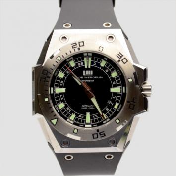 Pre Owned Linde Werdelin Two Timer Stainless Steel Mens