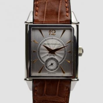 Pre Owned Girard Perregaux Vintage 1945 SS White Mens Wristwatch 30 MM