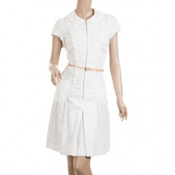 Louis Vuitton Eyelet Dress with Belt