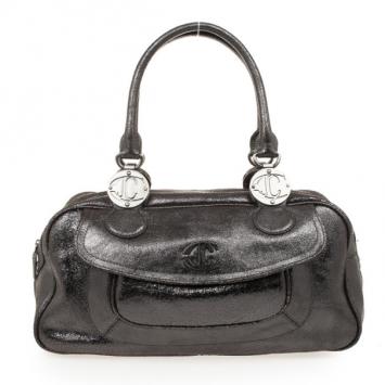 Just Cavalli Grey Medium Leather Bag