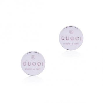 Gucci Pierced Silver Earrings