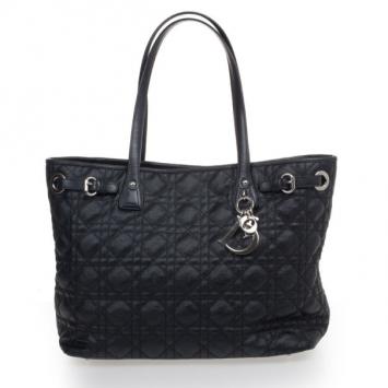 Christian Dior Black Panarea Medium Tote Bag