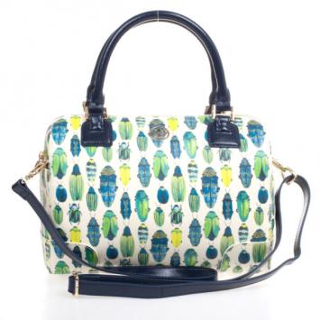 Tory Burch Multicolor Robinson Printed Middy Satchel