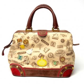 Loewe Suede 160th Anniversary Bowling Bag