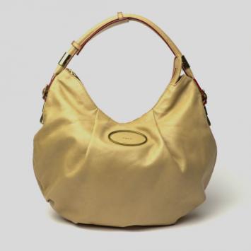 Chloé Gold Leather Large Ethel Hobo