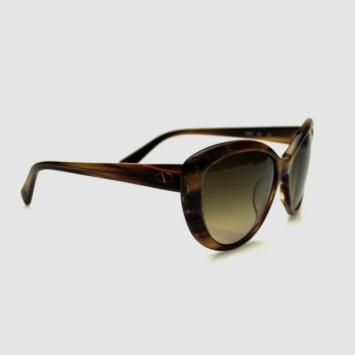 Valentino Brown Striped V617S Womens Sunglasses 