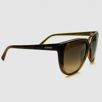 Valentino Havana & Gold V603S Womens Sunglasses