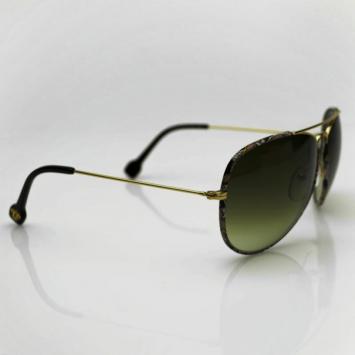 Emilio Pucci Gold EP125S Aviator Unisex Sunglasses