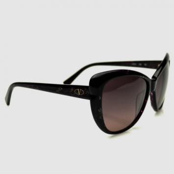 Valentino Dark Plum Glitter V634S Womens Sunglasses