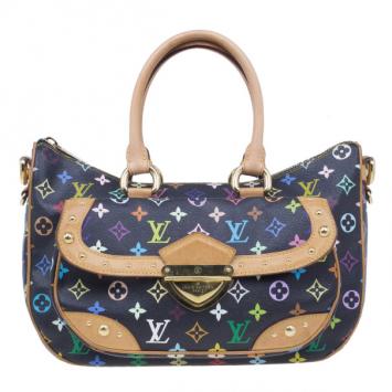 Louis Vuitton Black Multicolor Monogram Rita Satchel