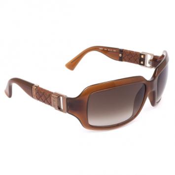 Fendi Caramel Rectangle Womens Sunglasses