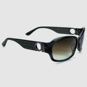 Salvatore Ferragamo Striped Grey SF608S Womens Sunglasses