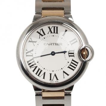 Cartier 18 K Yellow Gold SS Ballon Bleu De Cartier Unisex Watch 36 MM