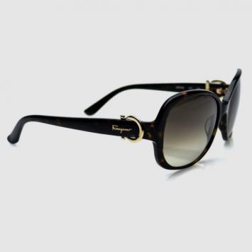 Salvatore Ferragamo Dark Havana SF613S Womens Sunglasses