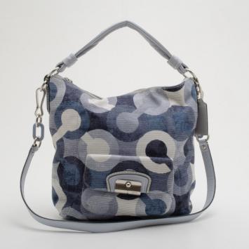 Coach Kristin Graphic Op Art Hobo