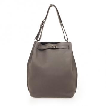 Hermès Etoupe Togo So Kelly Shoulder Bag 26 CM