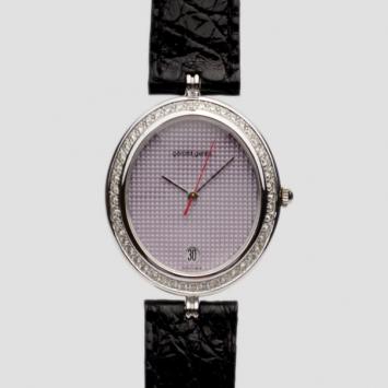 Gerald Genta Classic 18K White Gold Diamond Ladies Wristwatch 32 MM 