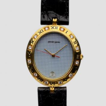 Gerald Genta Classic 18 K Yellow Gold Diamond Ladies Wristwatch 32 MM