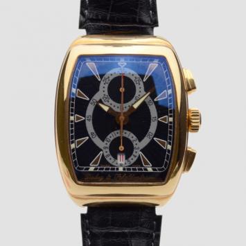 Pre Owned Dubey & Schaldenbrand Gran' Chronograph 18 K Gold Mens Wristwatch 42 MM