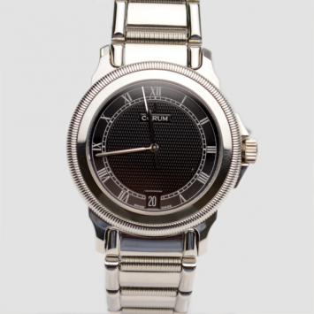 Corum ST SS Black Ladies Wristwatch 36 MM