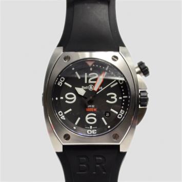 Pre Owned Bell & Ross Escapment SS Black Mens Wristwatch 50 MM