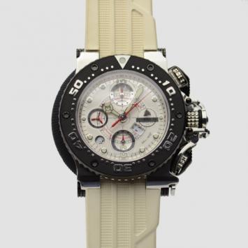Pre Owned Aquanautic King Cuda SS White Chrono Mens Wristwatch 52 MM